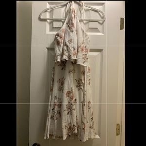 White Floral Dress